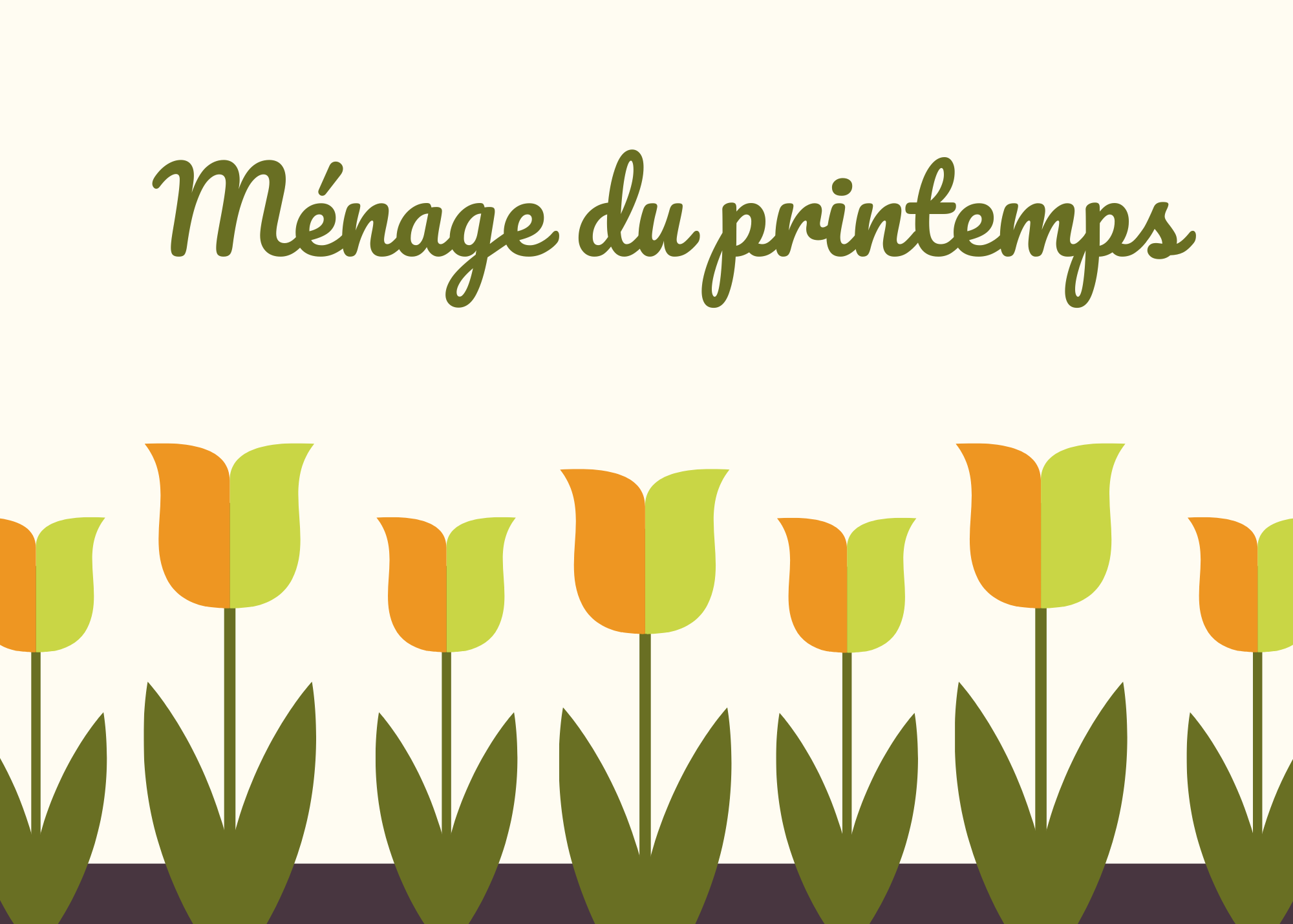 Grand ménage du printemps